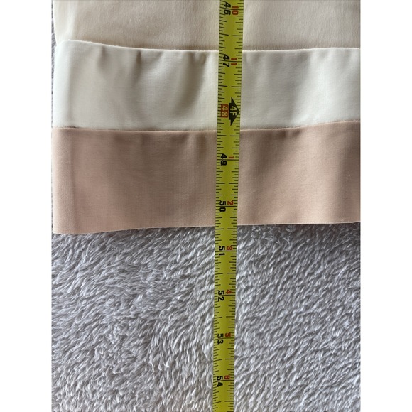 VTG Night Gown Womens Small Round Neck Cream Beige Full Length Nylon - Picture 9 of 9